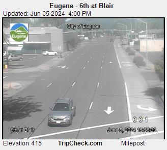Traffic Cam Eugene - 6th at Blair